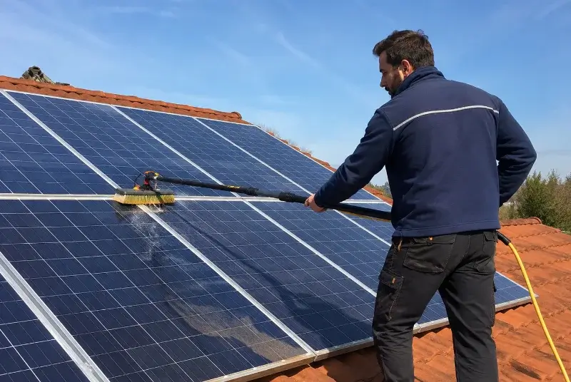 Nettoyage et entretien de panneaux solaires à Saint-Jean-de-Barrou